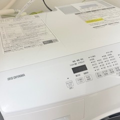 すぐ取引可能　2024年製　IRIS OHYAMA ドラム式洗濯機 　CDK842-Wの画像