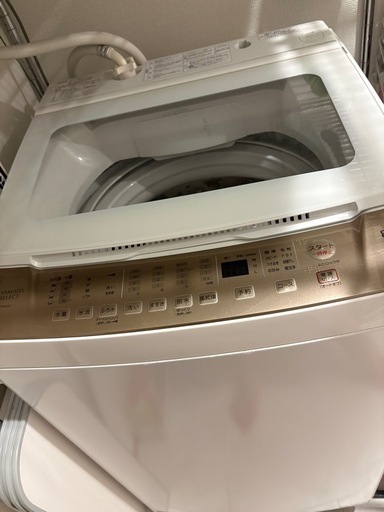 洗濯機　2021年式　ヤマダセレクト　8キロ