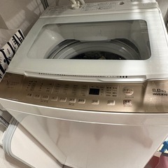 洗濯機　2021年式　ヤマダセレクト　8キロの画像