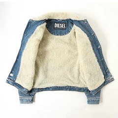 【ほぼ未使用】DIESEL（ディーゼル）ボアデニムジャケット・裏ボア・メンズの画像