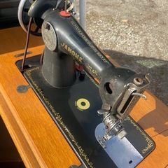 　JANOME ジャノメ アンティーク ミシン 昭和レトロ　台付の画像