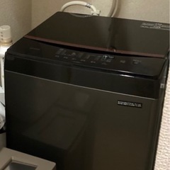 アイリスオーヤマ 洗濯機 6kg 新生活 一人暮らし ブラック ガラストップ 縦型 IAW-T605BL-Bの画像