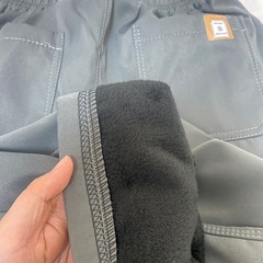 グレー ジョガーパンツ ドローストリング付きの画像