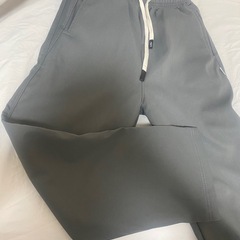 グレー ジョガーパンツ ドローストリング付きの画像