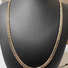 美品　K18/Pt850 6面Wコンビ喜平ネックレスの画像