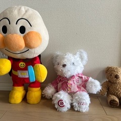 ✨0円✨アンパンマン・テディベアぬいぐるみ🧸💓の画像