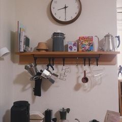 無印良品　壁に付けられる家具棚　88センチの画像