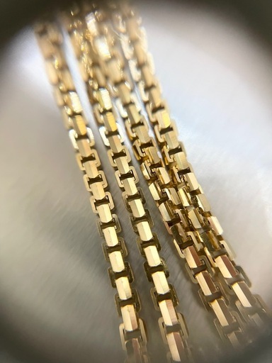 新品未使用　レールチェーンネックレス