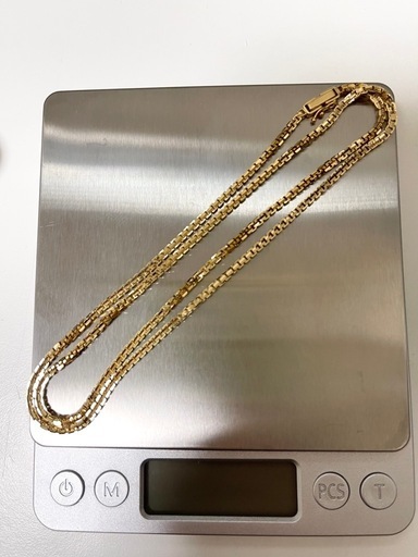 新品未使用　レールチェーンネックレス