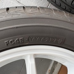 エッセに使用タイヤ・ホイール美品の画像