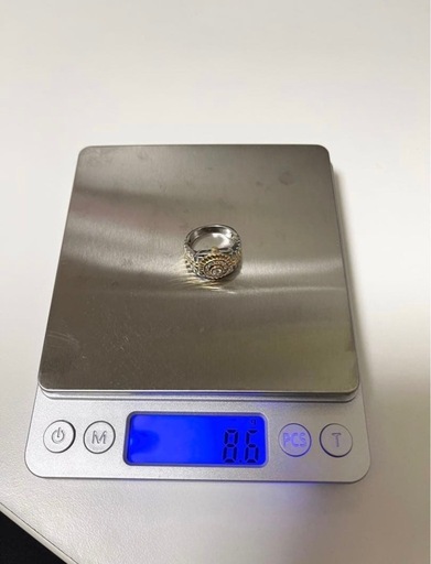 Pt900/K18 ダイヤモンドコンビリング　9.5号　0.28ct