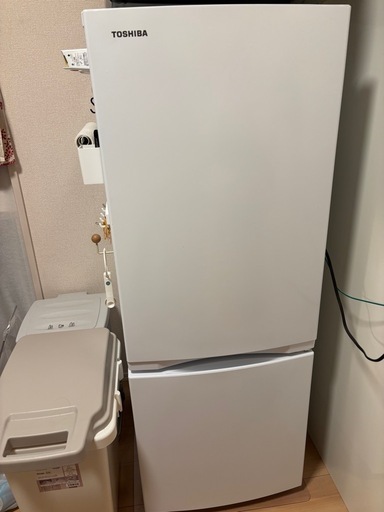 　「決まりました
」冷蔵庫　東芝GR-V15BS