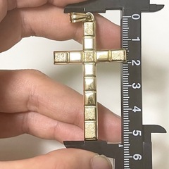 美品　K18 クロストップの画像