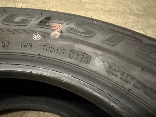 新車外し納車前外し BS 195/80R15 4本 ほぼ新品夏タイヤ ジムニーシエラノマド 9.9分山