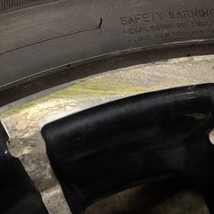 ブラポリ 社外アルミホイール16インチ ジムニー 冬タイヤ付き ダンロップ 175/80R16 4本の画像