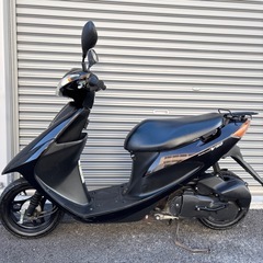 4466.定番人気　アドレスv50 白メーター　バッテリー新品　千葉県柏市　即日配送、自走引き取りも可能の画像