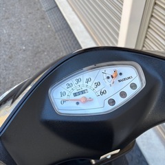 4466.定番人気　アドレスv50 白メーター　バッテリー新品　千葉県柏市　即日配送、自走引き取りも可能の画像