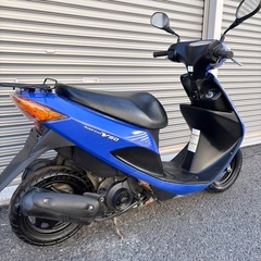 4467.定番人気　アドレスv50 白メーター　バッテリー新品　千葉県柏市、即日配送、自走引き取りも可能の画像