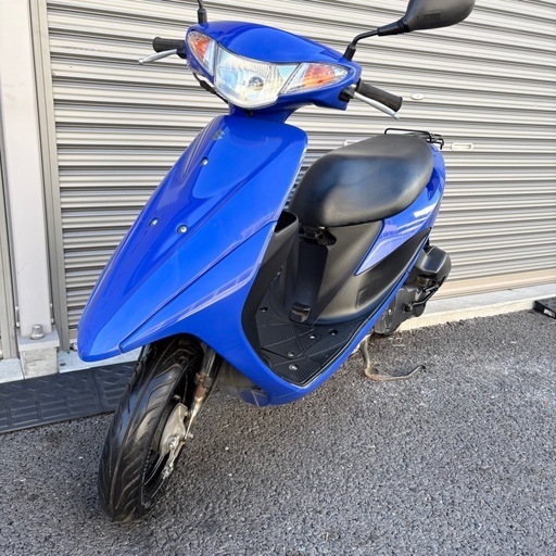 4467.定番人気　アドレスv50 白メーター　バッテリー新品　千葉県柏市、即日配送、自走引き取りも可能