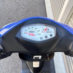 4467.定番人気　アドレスv50 白メーター　バッテリー新品　千葉県柏市、即日配送、自走引き取りも可能の画像