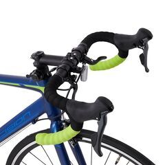 🎍🚲プレシジョンR新品サドルPrecision新品バーテープ ロードバイク 27インチ 🚴🚲ASAHI  プレジションR  27インチ　🚲 補助ブレーキ採用　 16速 メタリックブルー の画像