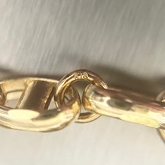 新品未使用　K18 スカルリング　22号の画像