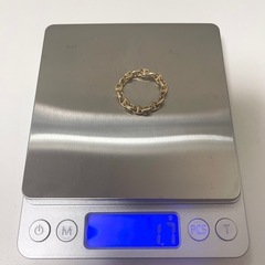 新品未使用　K18 スカルリング　22号の画像