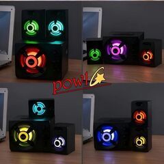 USB電源付き有線スピーカーの画像