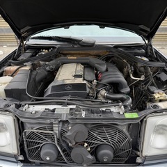 【限定車】メルセデスベンツ　E320 LTD w124 Eクラス　グレー革サンルーフ　車検有　内外装美車　サファイアブラック　1995年最終モデルの画像