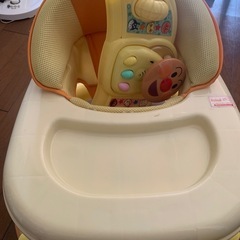 アンパンマン ベビーウォーカー 歩行器 メロディ付き オレンジ イエローの画像
