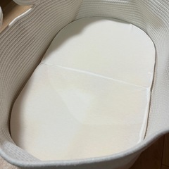 ホワイト ベビーバスケット　クーハン　クーファンの画像