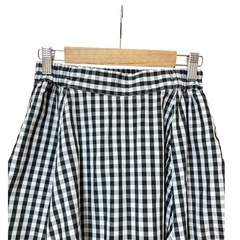 earth music&ecology ギンガムチェック フレアスカート フリーの画像