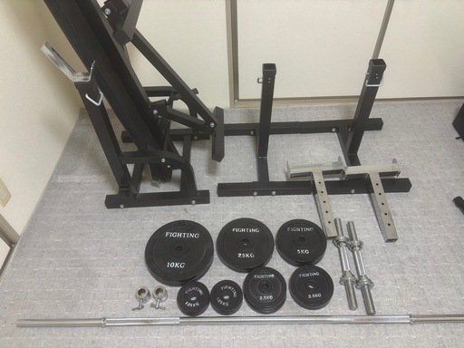 ベンチプレスセット70kg（セーフティーバー付き）
