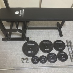ベンチプレスセット70kg（セーフティーバー付き）の画像