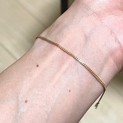 新品未使用　K18 2Way 2面ブレスレット&アンクレットの画像