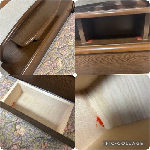 【シングルサイズ】フランスベット　高密度連続スプリング　引き出し付き