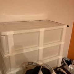 3段ボックス　チェスト　2セットの画像