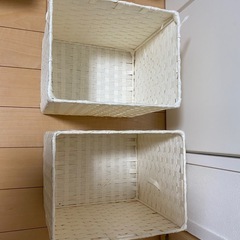 収納ボックス２個セットの画像