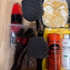 (取引中)  車用 コーティング剤 ワックス ブラシ スポンジ 洗車 セットの画像