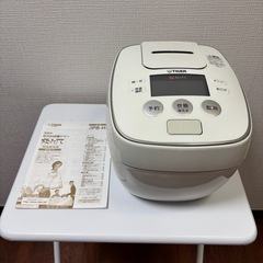 TIGER タイガー JPB-H100 圧力IH炊飯ジャー 14年製炊飯器の画像