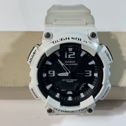 CASIO Tough Solar AQ-S810W腕時計 ホワイト　ソーラー