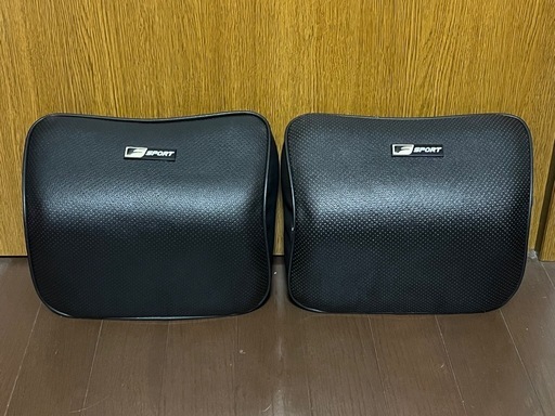 佐賀市内〜福岡春日間で取引可　【美品】左右2個セット レクサス Fスポーツ ネックパッド クッション LEXUS CT IS GS ES LS RC LC RX NX GX LX LBX