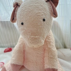 ぶたのぬいぐるみ2体セット（レトロ・日本製）【無料】の画像