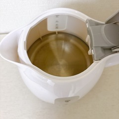 【引取り限定】電気ケトル  1.0L コンパクト グレー KTK-300の画像