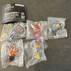 ズートピア2 めじるしアクセサリーの全5種コンプリートセットです。の画像