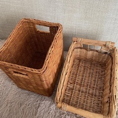 カゴ２点の画像