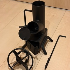 ロケットストーブ コンロ 薪ストーブの画像