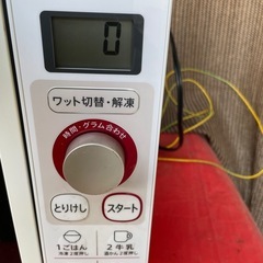 シャープ電子レンジ　2018年製の画像