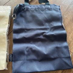 新品未使用品☆トートバッグ　白ネイビー☆の画像