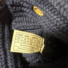 ugg w crassic cardy ニットブーツ　UGG 2Way 22.0の画像